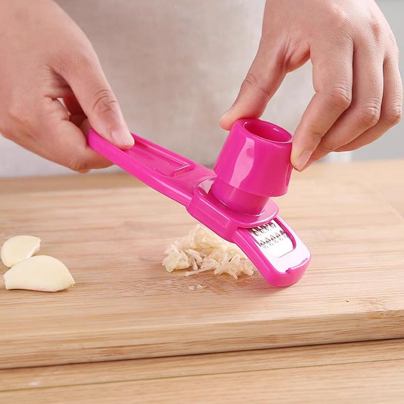 Garlic Peeler, 2025 New Garlic Crusher Mini Grater,Multifunctional Ginger Grater for Kitchen,Removable Design,Portable Vegetable Graters for Home,Lightweight Handheld Graters for Chef Kitchen Gadgets - Image 3